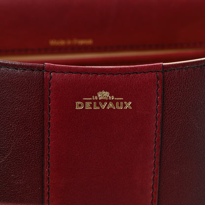 Delvaux Box Calfskin Mini Brillant Satchel Burgundy 6 of 11
