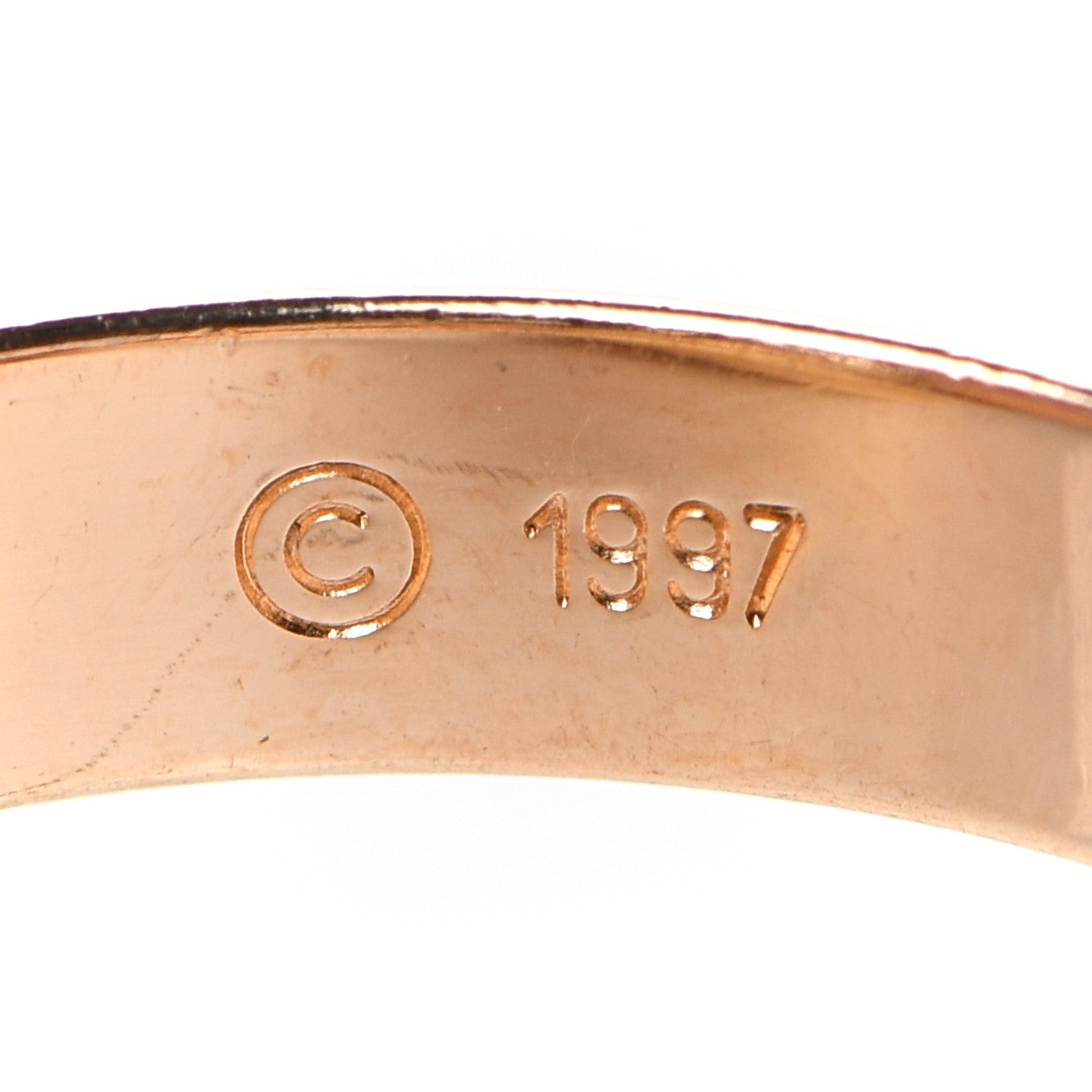 Cartier 18K Pink Yellow White Gold Trinity Ring 55 7.25 4 of 6
