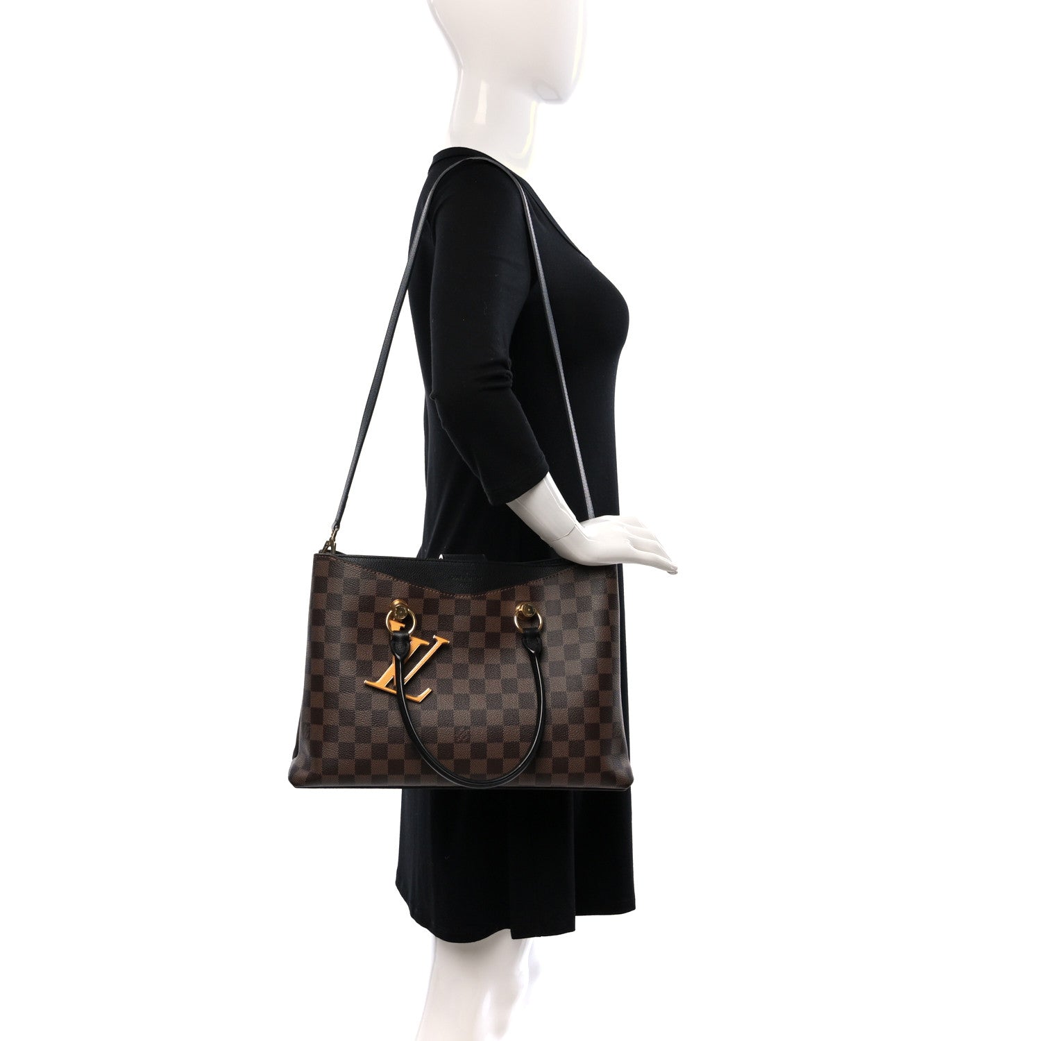 Louis Vuitton Damier Ebene LV Riverside Black 2 of 8