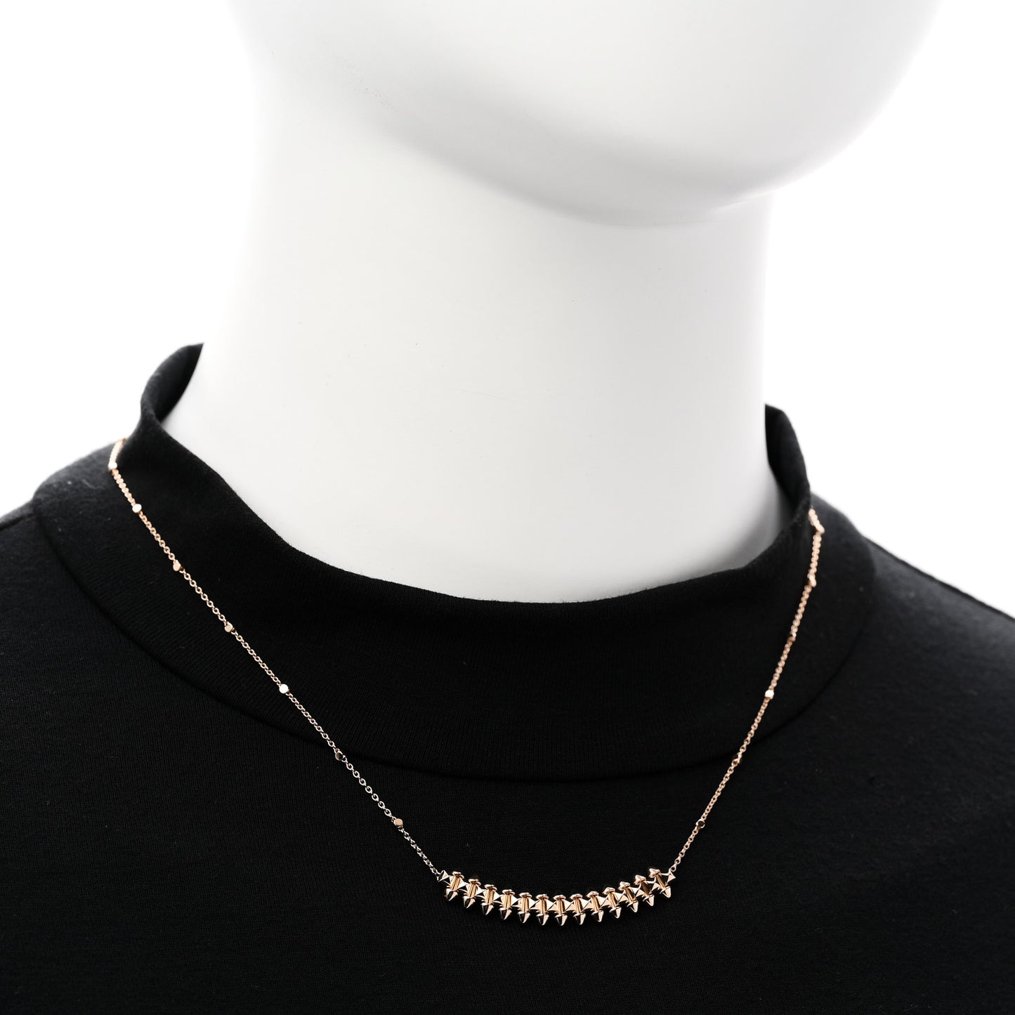 18K Pink Gold Small Clash de Cartier Necklace