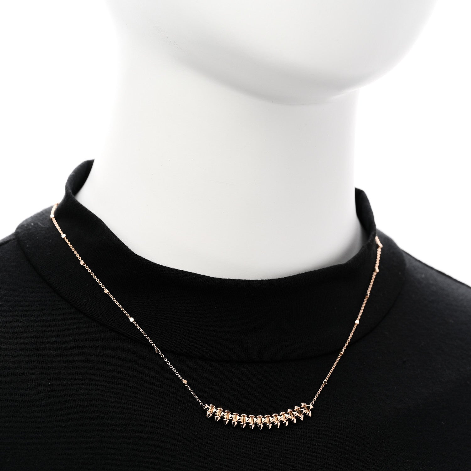 Cartier 18K Pink Gold Small Clash de Cartier Necklace 2 of 6