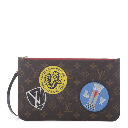 Louis Vuitton Monogram World Tour Neverfull MM GM Pochette 1 of 15