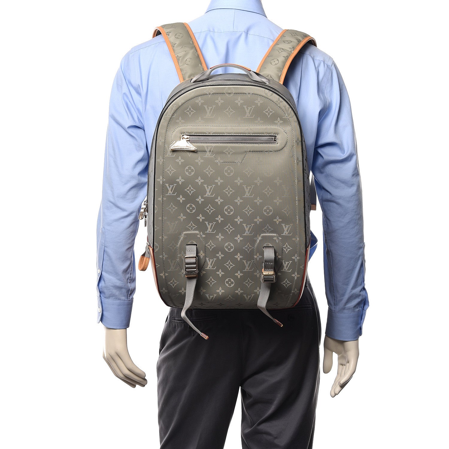 Louis Vuitton Monogram Titanium Backpack GM 2 of 10