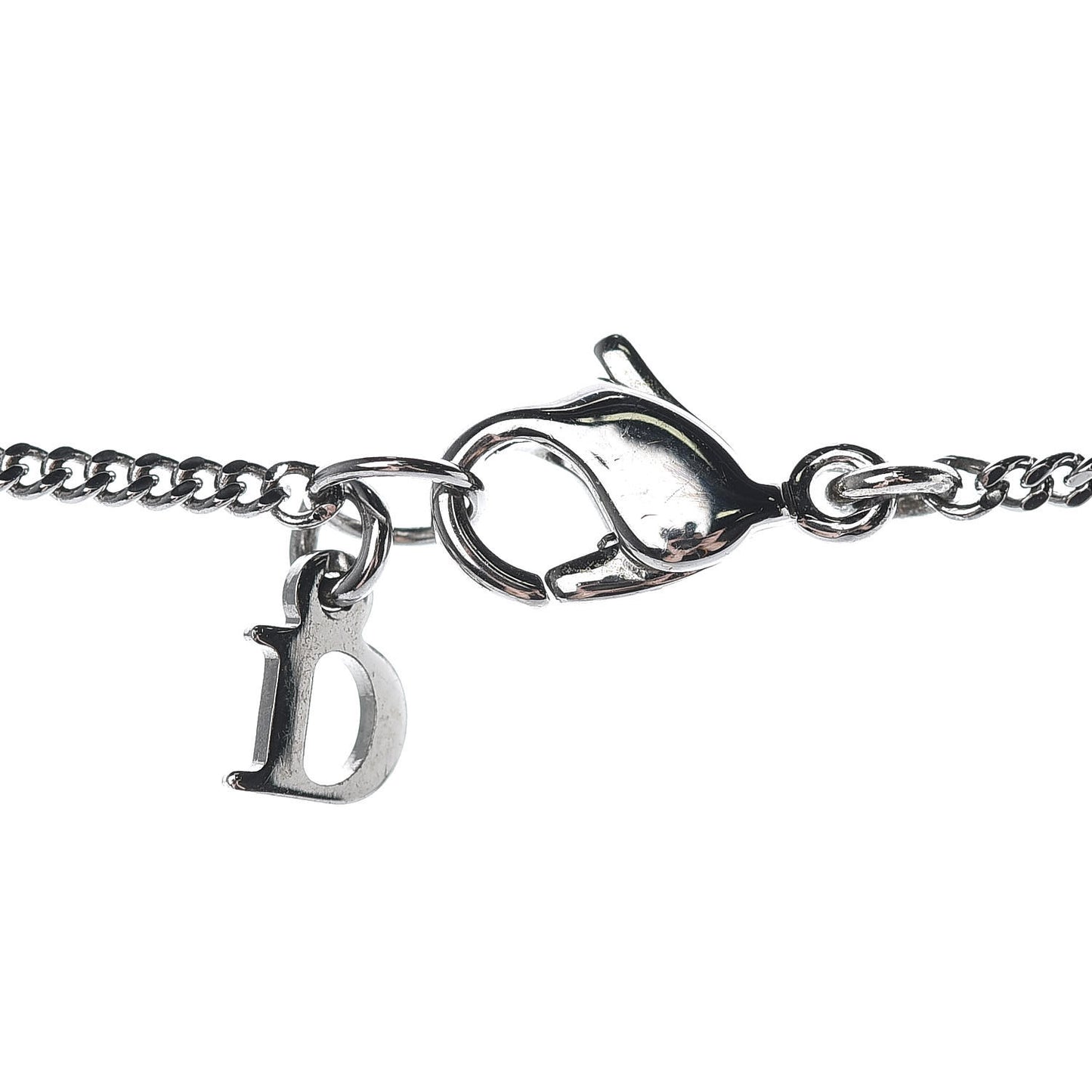 Crystal Teddy Bear Necklace Black