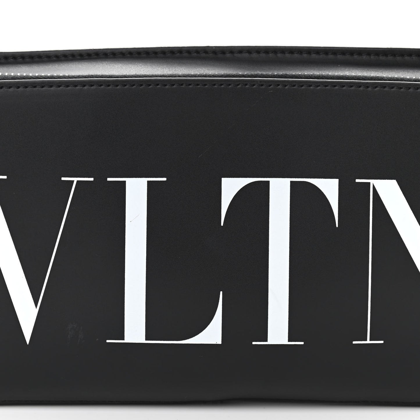Calfskin VLTN Belt Bag Black White