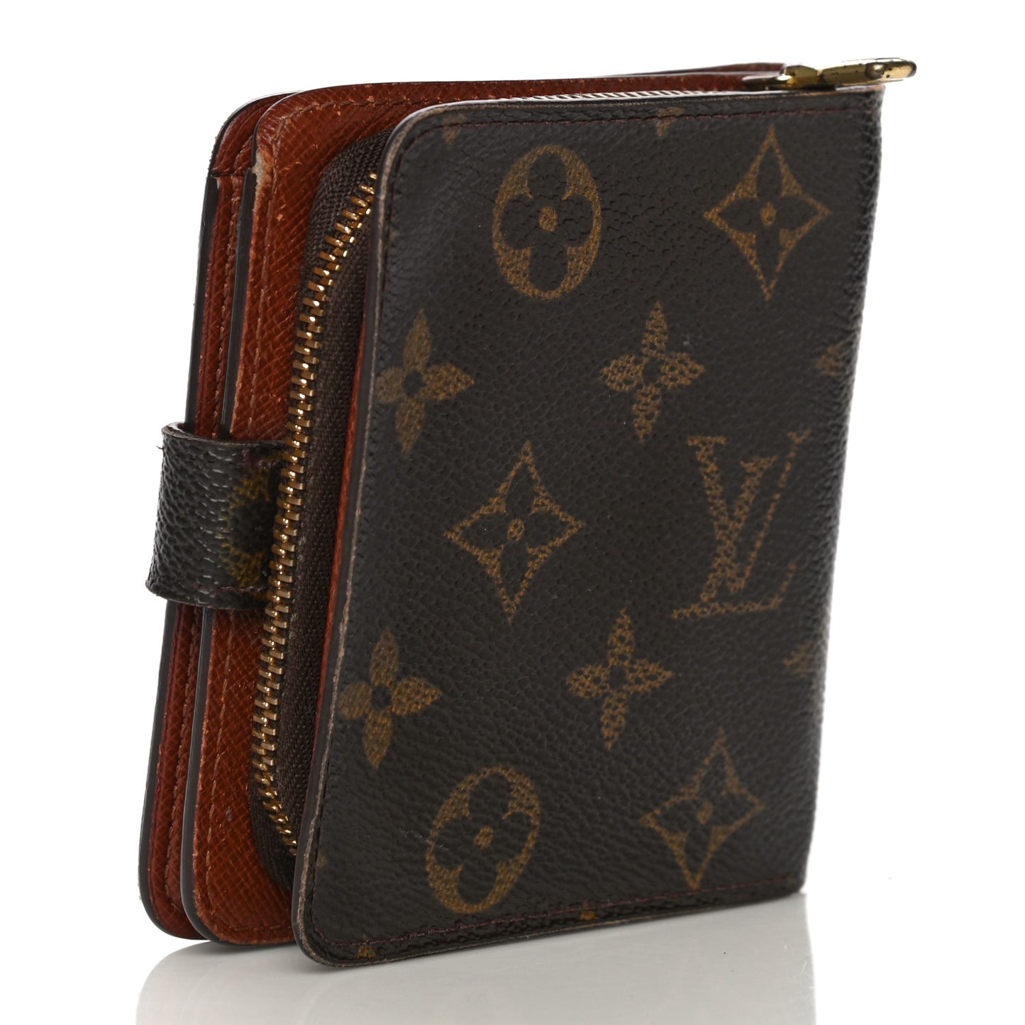 Monogram Compact Zippe Zipped Wallet