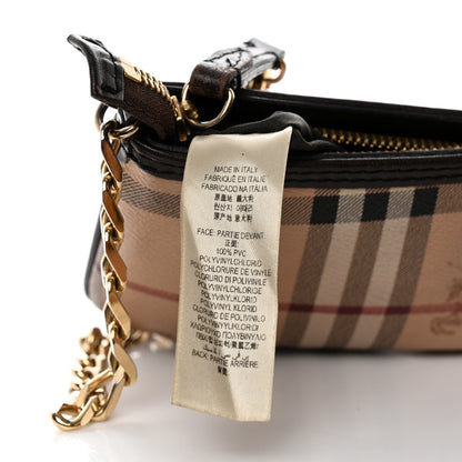 Burberry Haymarket Check Clara Pochette Chocolate 7 of 9