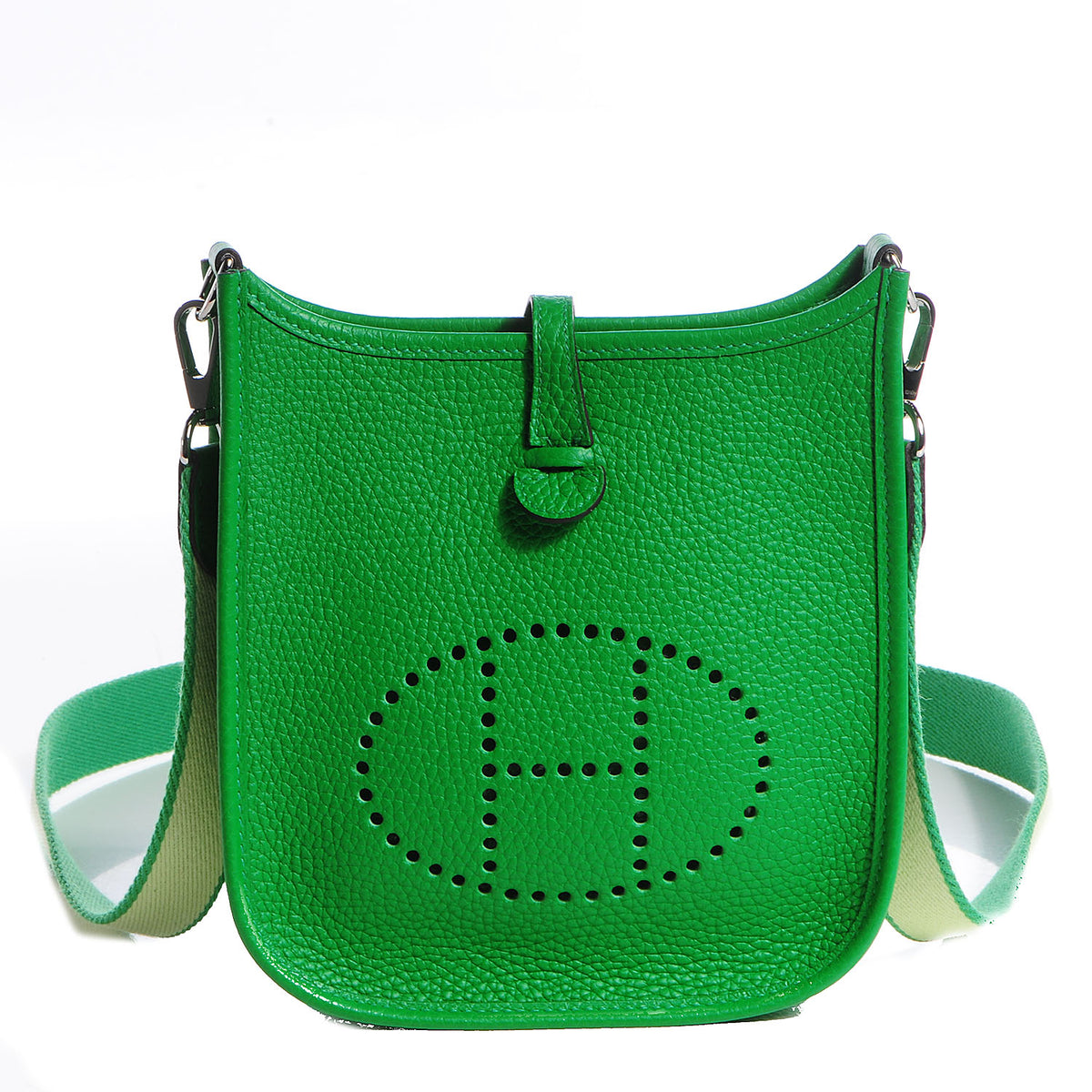 Hermes Taurillon Clemence Evelyne TPM Bambou Bamboo 19 of 34