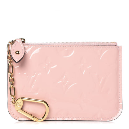 Louis Vuitton Vernis Key Pouch Rose Ballerine 1 of 8