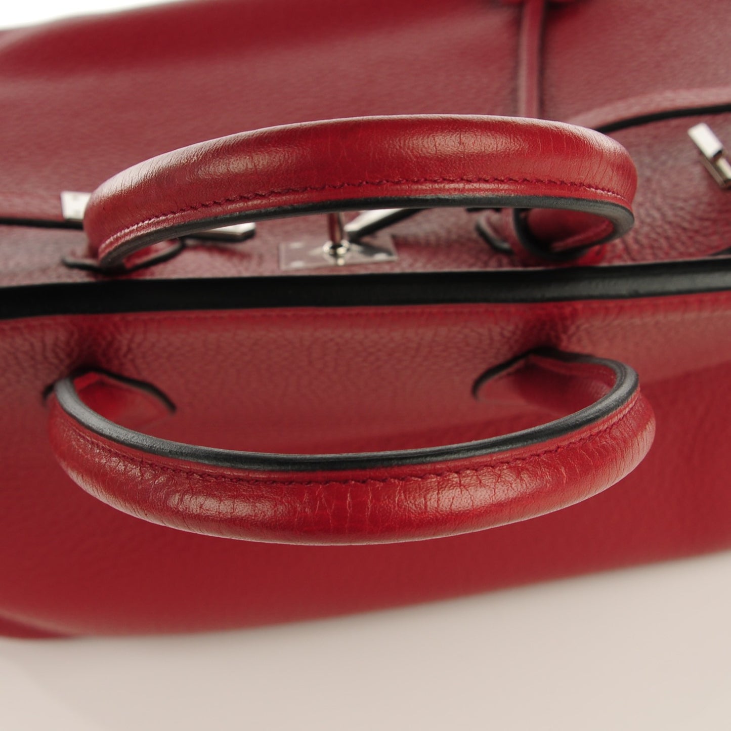 Taurillon Clemence Birkin 35 Rouge H