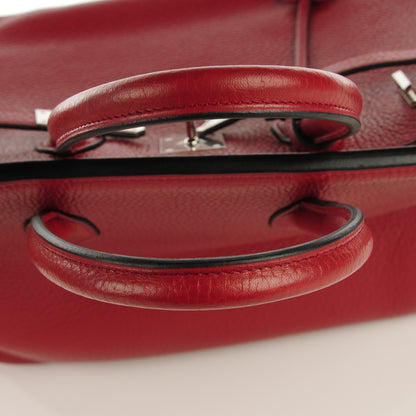 Hermes Taurillon Clemence Birkin 35 Rouge H 3 of 19