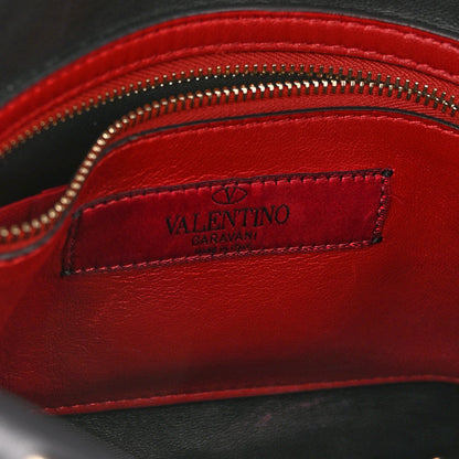 Valentino Garavani Lambskin Medium Rockstud Spike Shoulder Bag Black 6 of 11