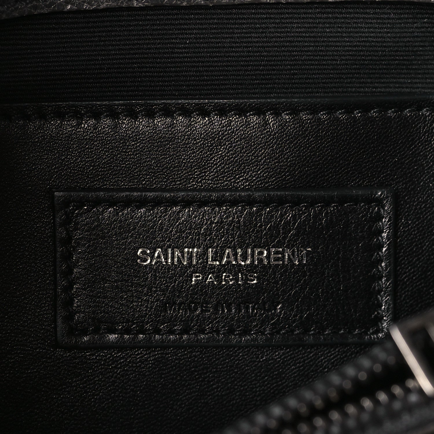 Saint Laurent Sheepskin Matelasse Chevron Monogram Medium College Bag Light Coal 6 of 10