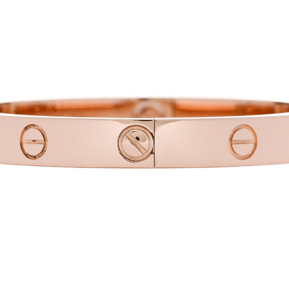 Cartier 18k Pink Gold Love Bracelet 16 4 of 9