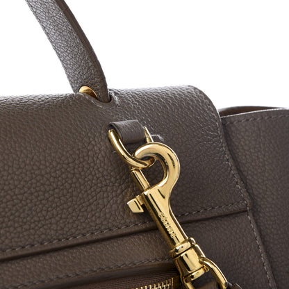 Celine Grained Calfskin Mini Belt Bag Grey 7 of 9