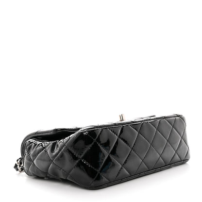 Chanel Patent Calfskin Quilted Mini Rectangular Flap Black 4 of 13