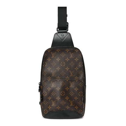 Louis Vuitton Monogram Macassar Avenue Sling Bag 1 of 8