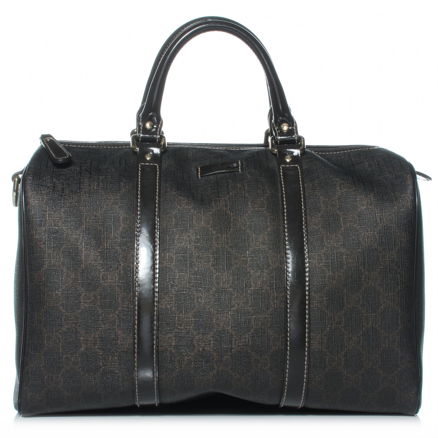 Gucci GG Plus Monogram Medium Joy Boston Dark Brown 1 of 8