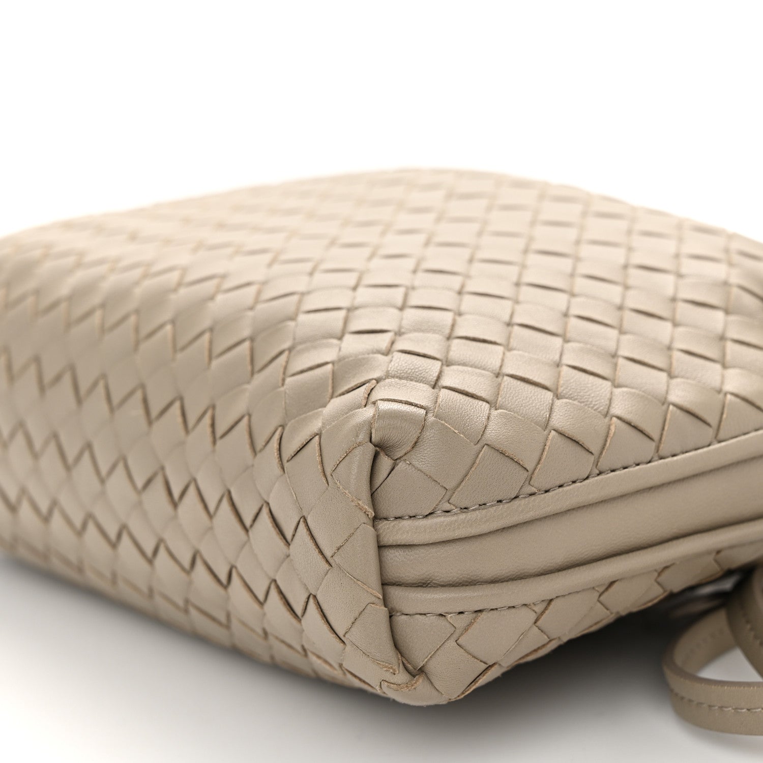 Bottega Veneta Nappa Intrecciato Nodini Crossbody Messenger Steel 11 of 12
