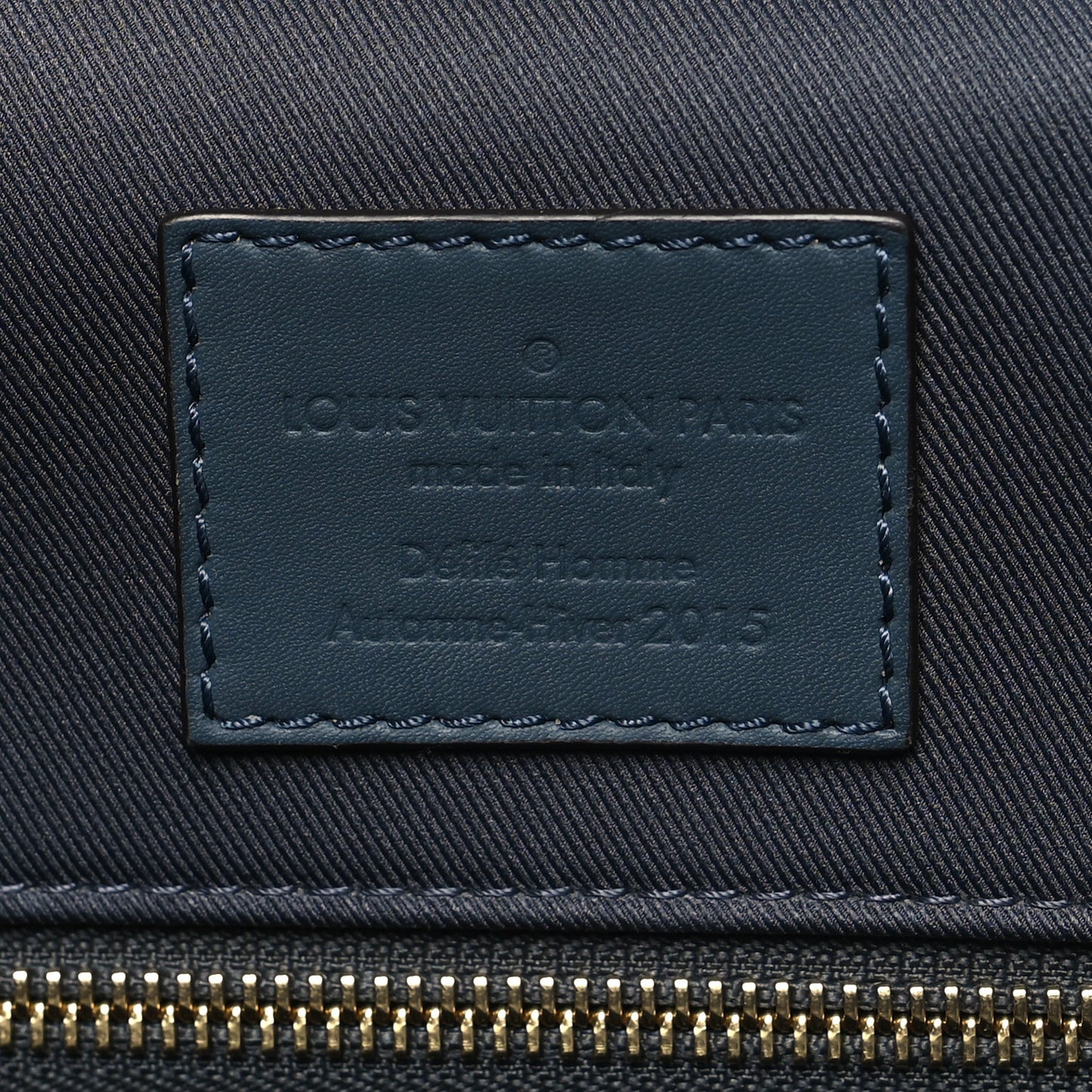 Monogram Cuir Slate Backpack Blue