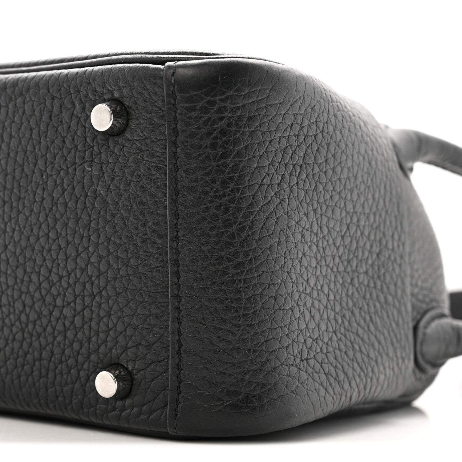Hermes Taurillon Clemence Mini Lindy 20 Black 10 of 14