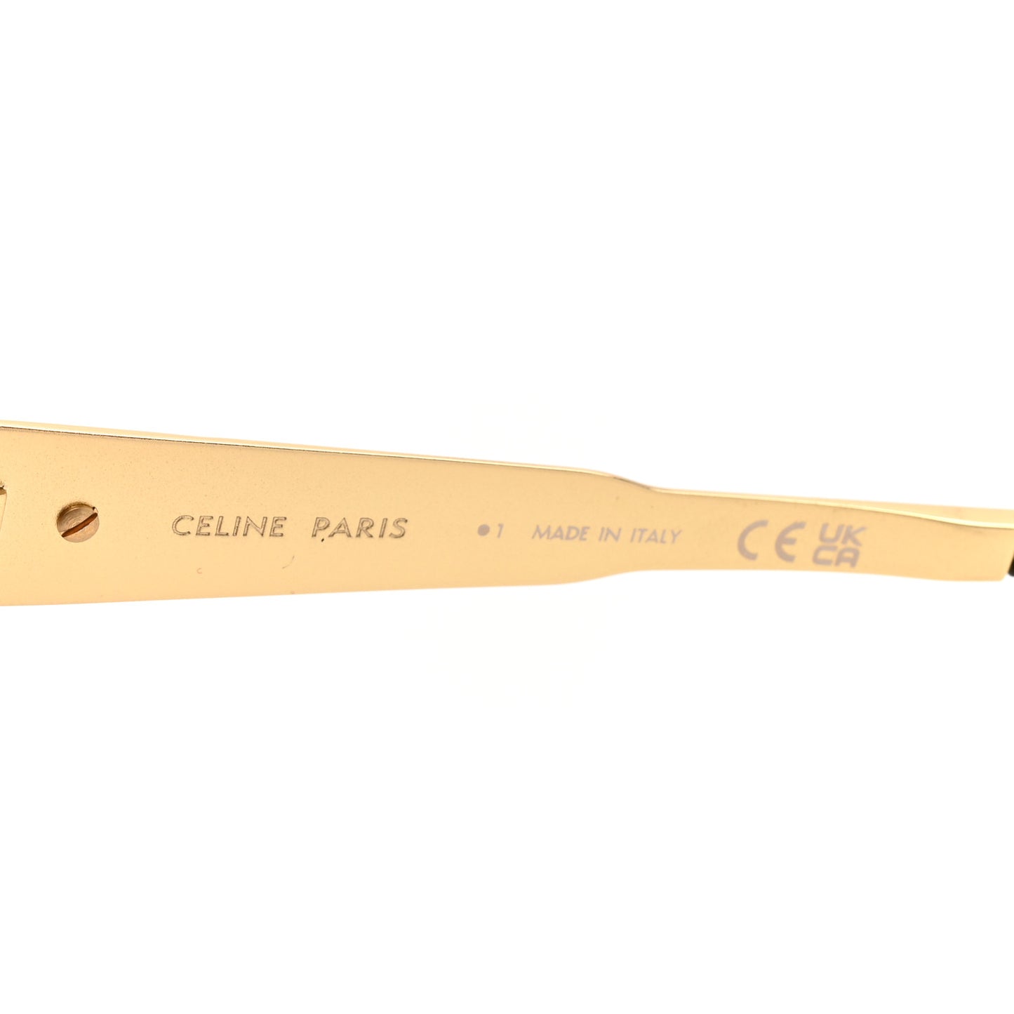 Metal Triomphe 01 Sunglasses CL40235U Gold Green