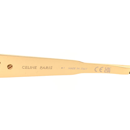 Celine Metal Triomphe 01 Sunglasses CL40235U Gold Green 6 of 7