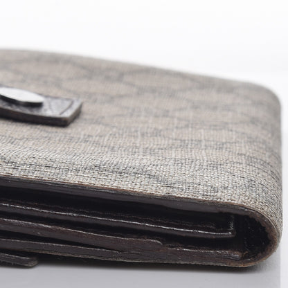 Gucci GG Plus Monogram Ladies GG Continental Wallet Beige Ebony Cocoa 8 of 9