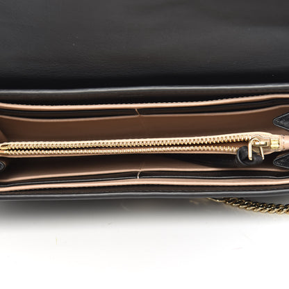 Chloe Suede Calfskin Faye Wallet Black 5 of 10