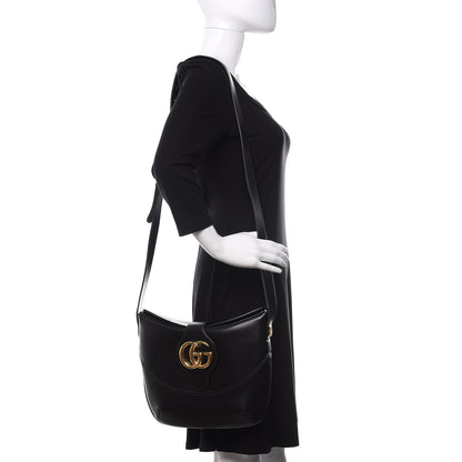 Gucci Calfskin Medium Arli Shoulder Bag Black 2 of 10