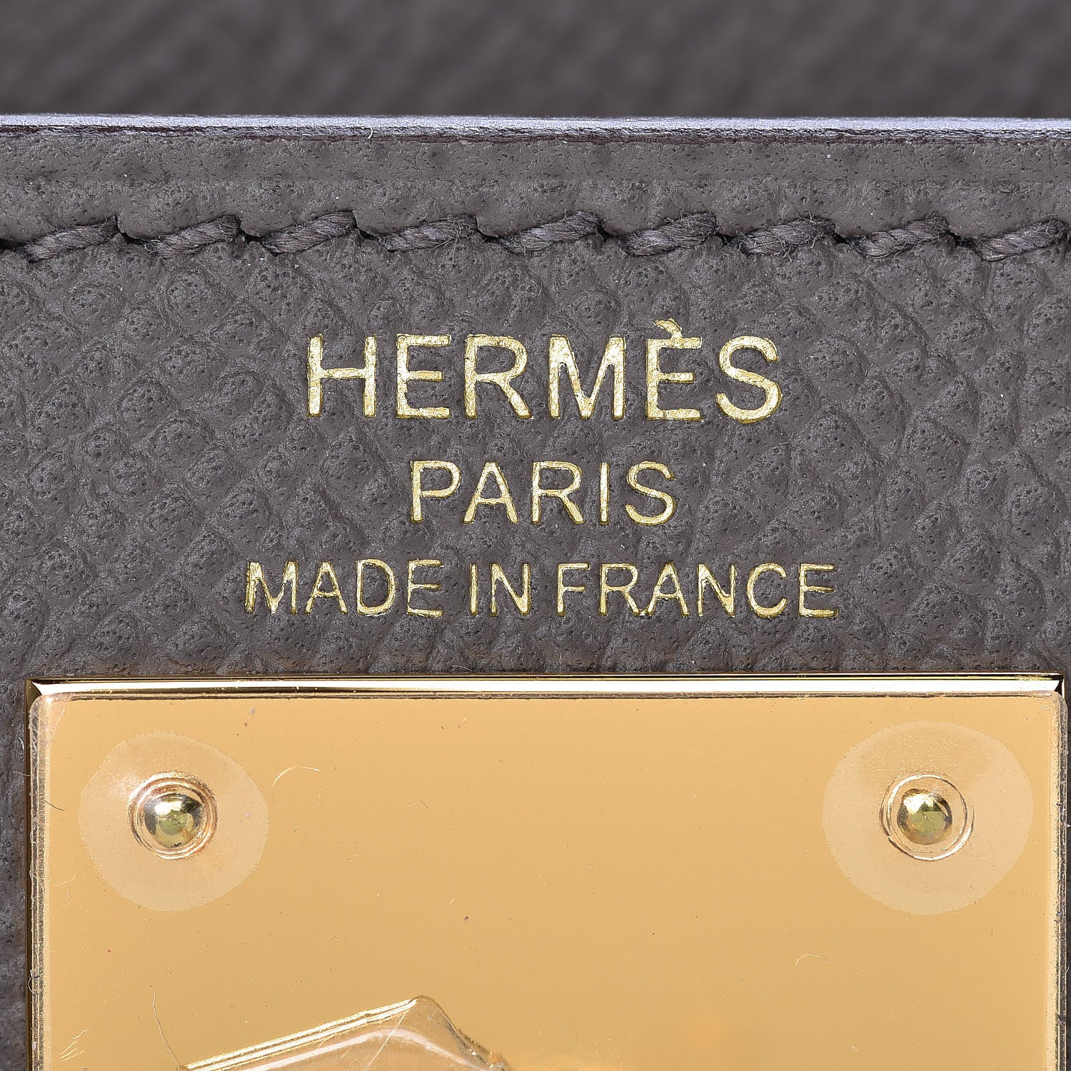 Hermes Epsom Kelly Sellier 28 Etain 8 of 37