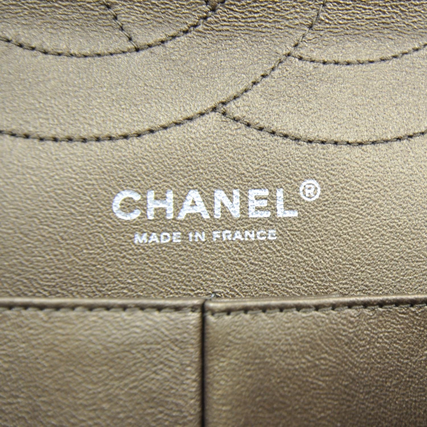Chanel Leather 2.55 Reissue 227 Flap Bronze 9 of 10
