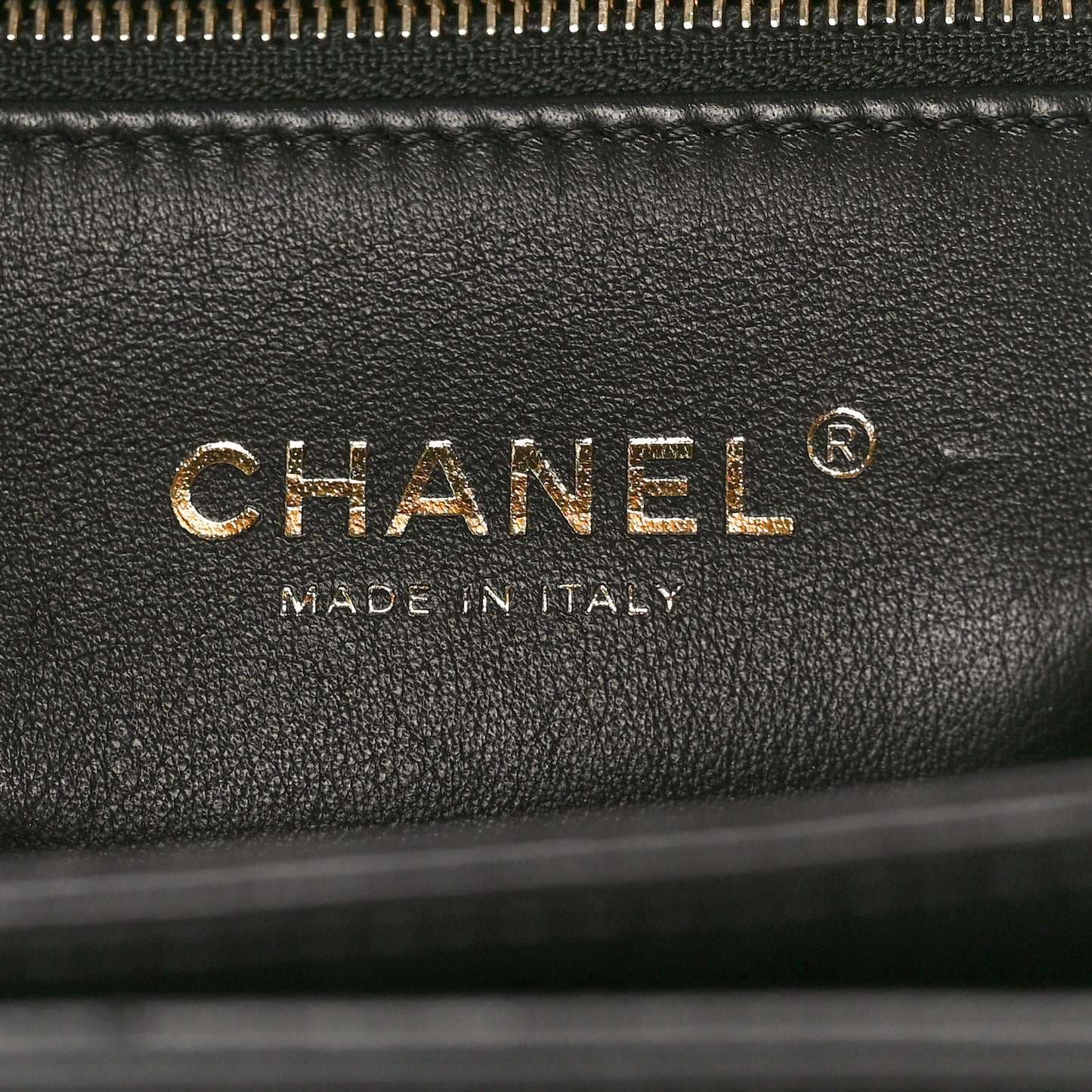 Lambskin Stitched Medium Coco Luxe Handle Flap Black