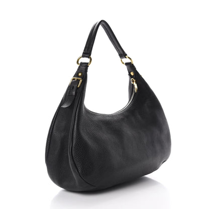 Prada Vitello Daino Hobo Black 3 of 13