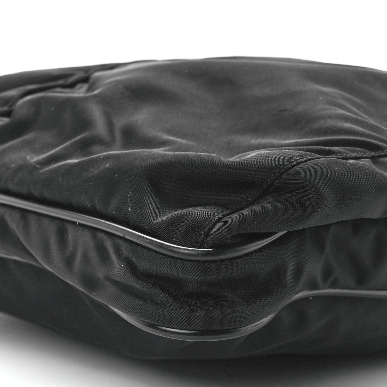 Prada Nylon Flat Messenger Bag Black 11 of 11