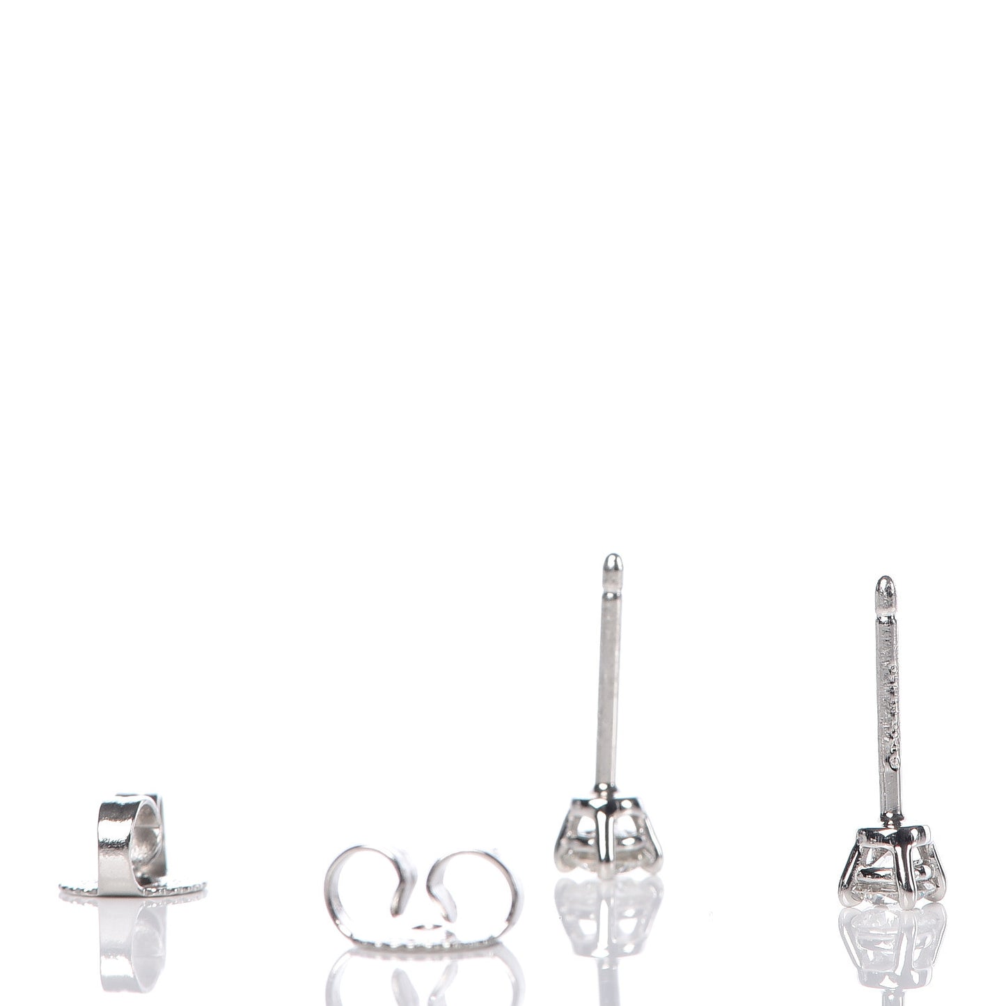 Platinum Diamond .22ctw Solitaire Earrings