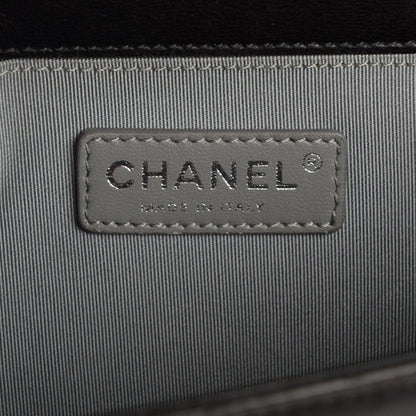 Chanel Lambskin Quilted Medium Boy Flap Black 6 of 8