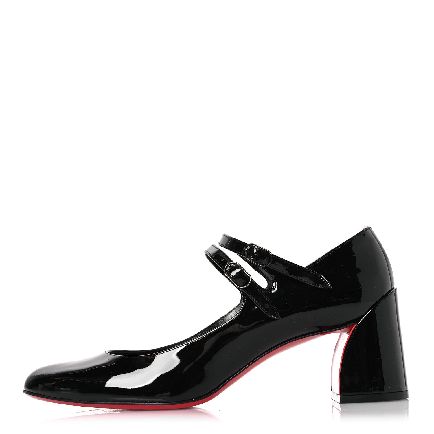 Christian Louboutin Patent Miss Jane Mary Janes 55 Pumps 40.5 Black 1 of 11