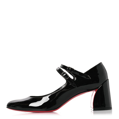 Christian Louboutin Patent Miss Jane Mary Janes 55 Pumps 40.5 Black 1 of 11