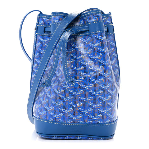 Goyardine Petit Flot Bucket Bag PM Sky Morning