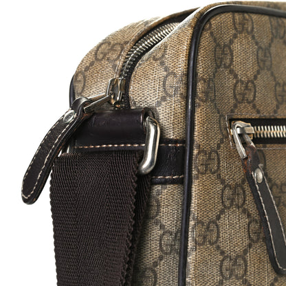 Gucci GG Plus Monogram Medium Messenger Bag Dark Brown 10 of 10