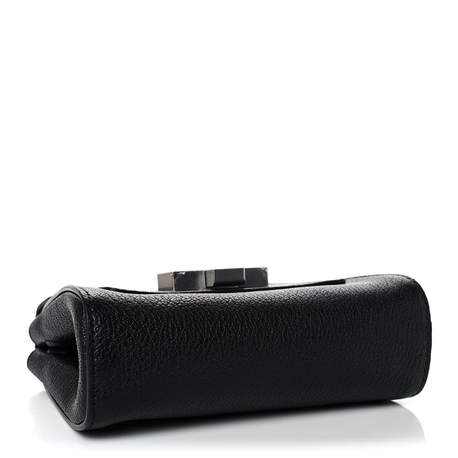 Bottega Veneta Grained Calfskin Geometric Belt Bag Black 4 of 10