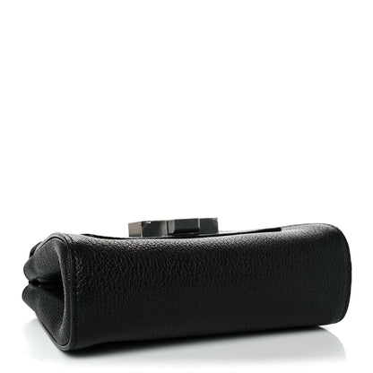 Bottega Veneta Grained Calfskin Geometric Belt Bag Black 4 of 10