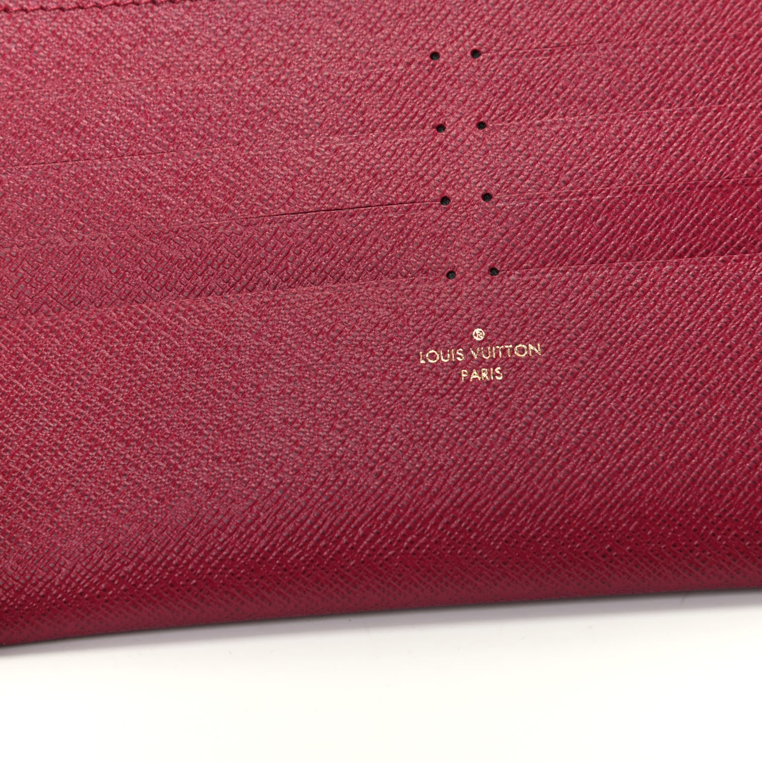Louis Vuitton Calfskin Felicie Card Holder Insert Fuchsia 6 of 6