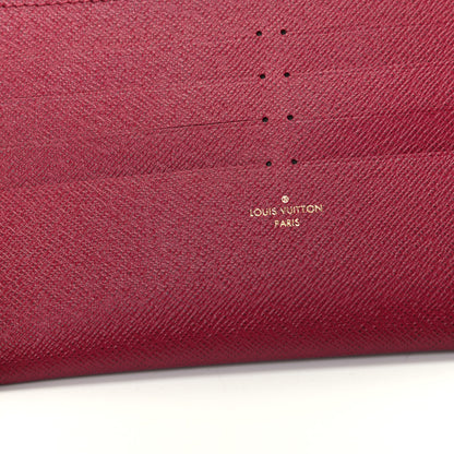 Louis Vuitton Calfskin Felicie Card Holder Insert Fuchsia 6 of 6