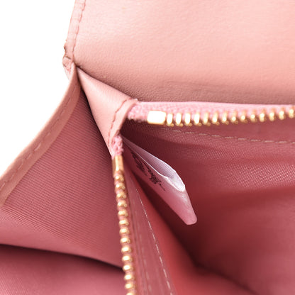 MCM Visetos Continental Flap Wallet Soft Pink 8 of 9