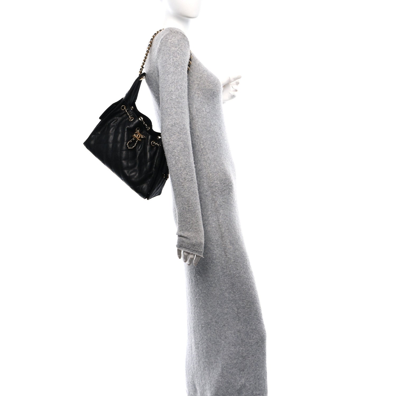 Chanel Caviar Quilted Small Chanel 25 Handbag Black 3 of 10