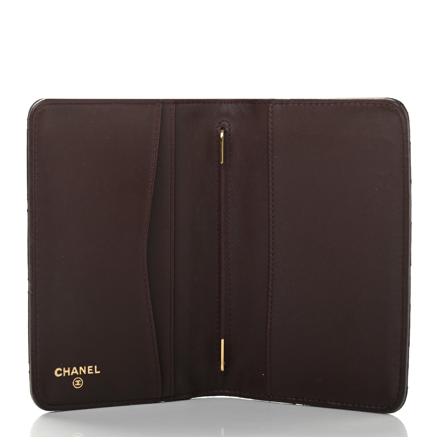 Chanel Lambskin Quilted Small Agenda Cover Black 5 of 15