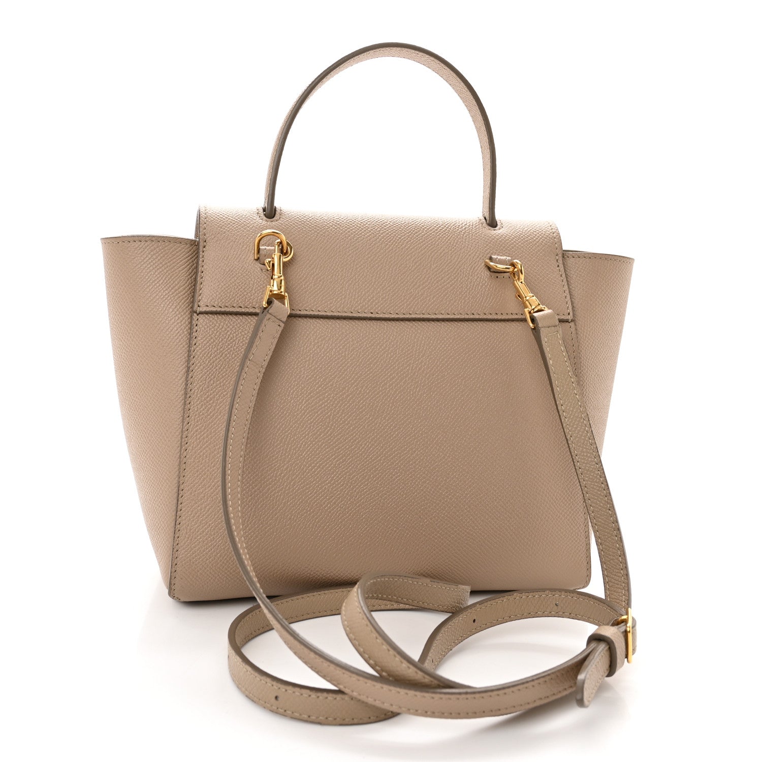 Celine Grained Calfskin Nano Belt Bag Light Taupe 3 of 12