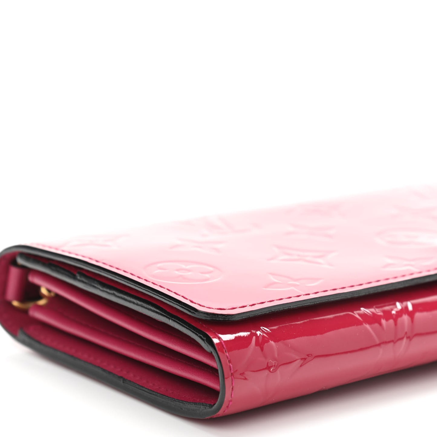 Vernis Chaine Wallet Rose Indien
